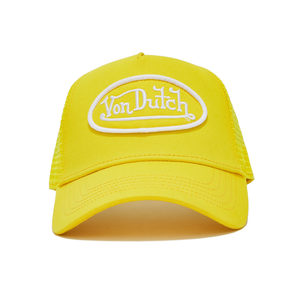 Yellow & White Trucker Hat