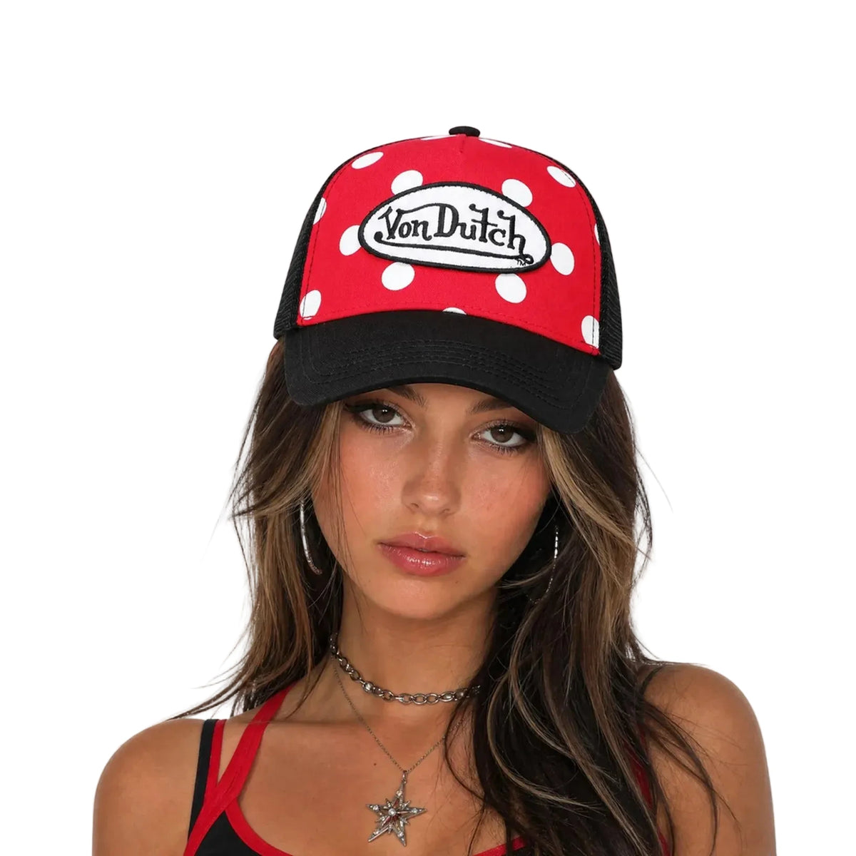 Polka Dot Trucker Hat