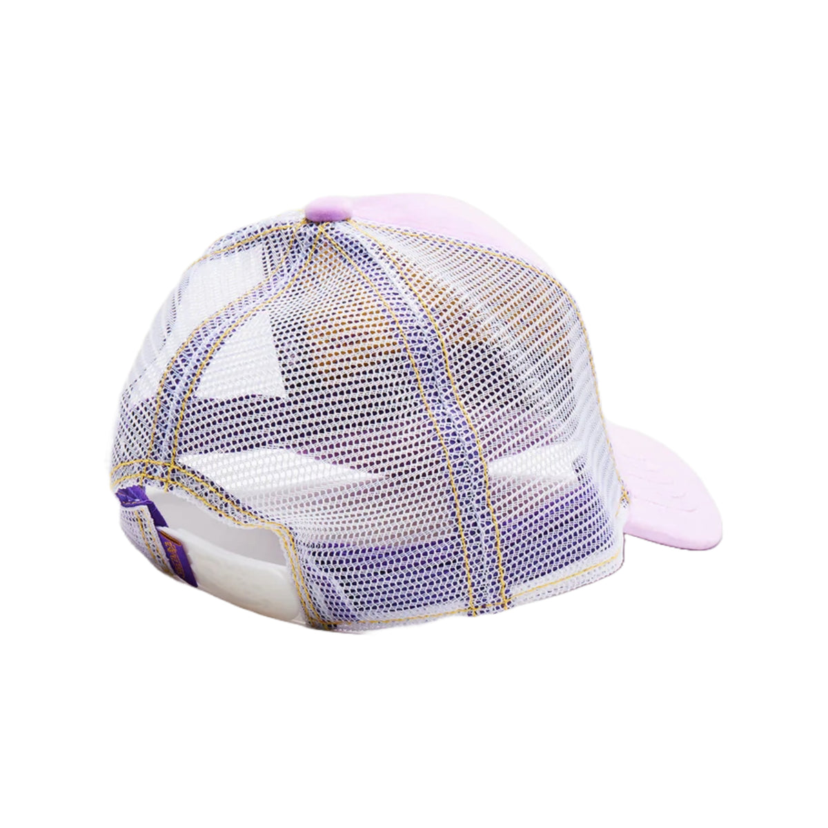 Purple Reverse Logo Velvet Trucker Hat