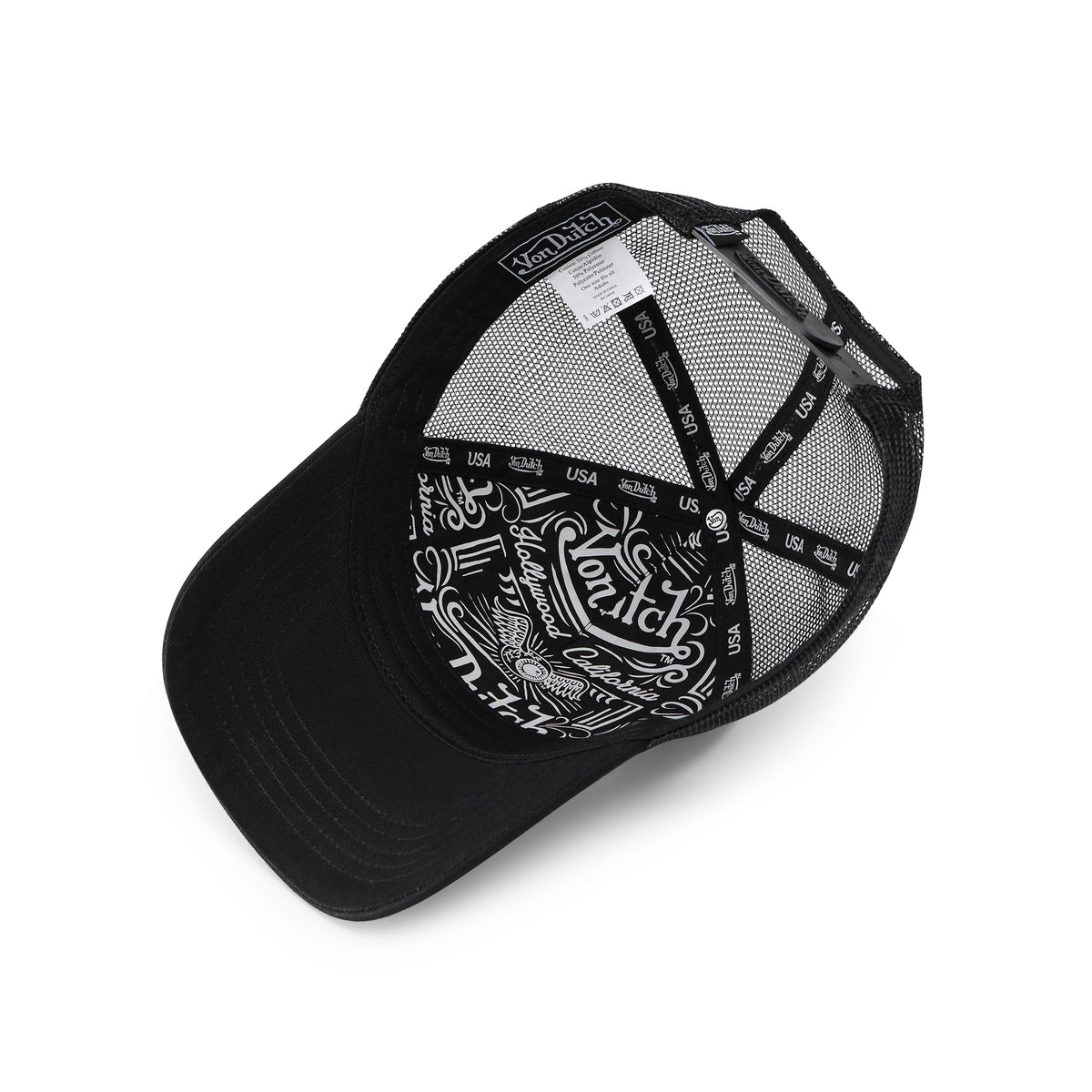 Rainbow Embroidered Logo Trucker Hat