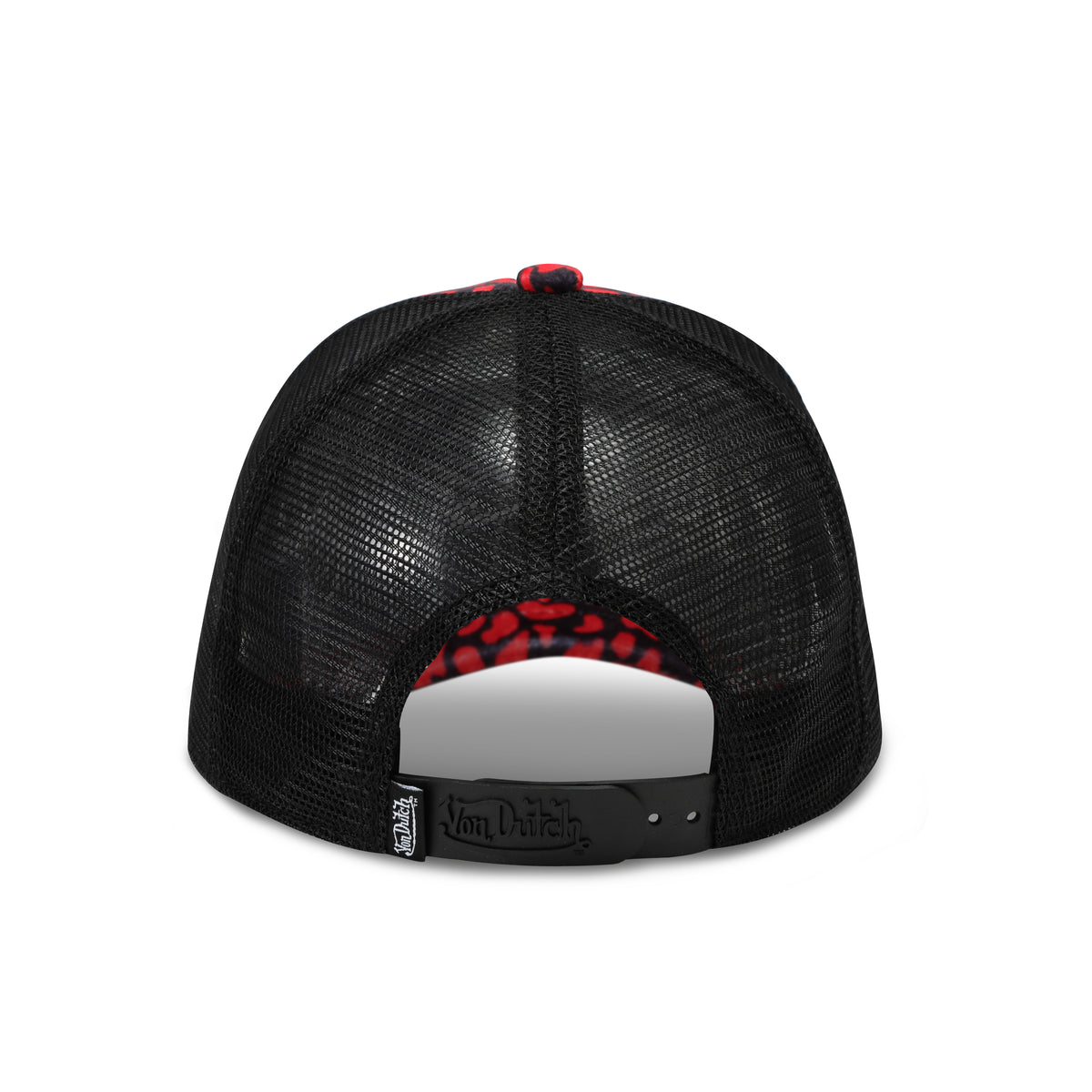 Red Cheetah Velvet Trucker Hat