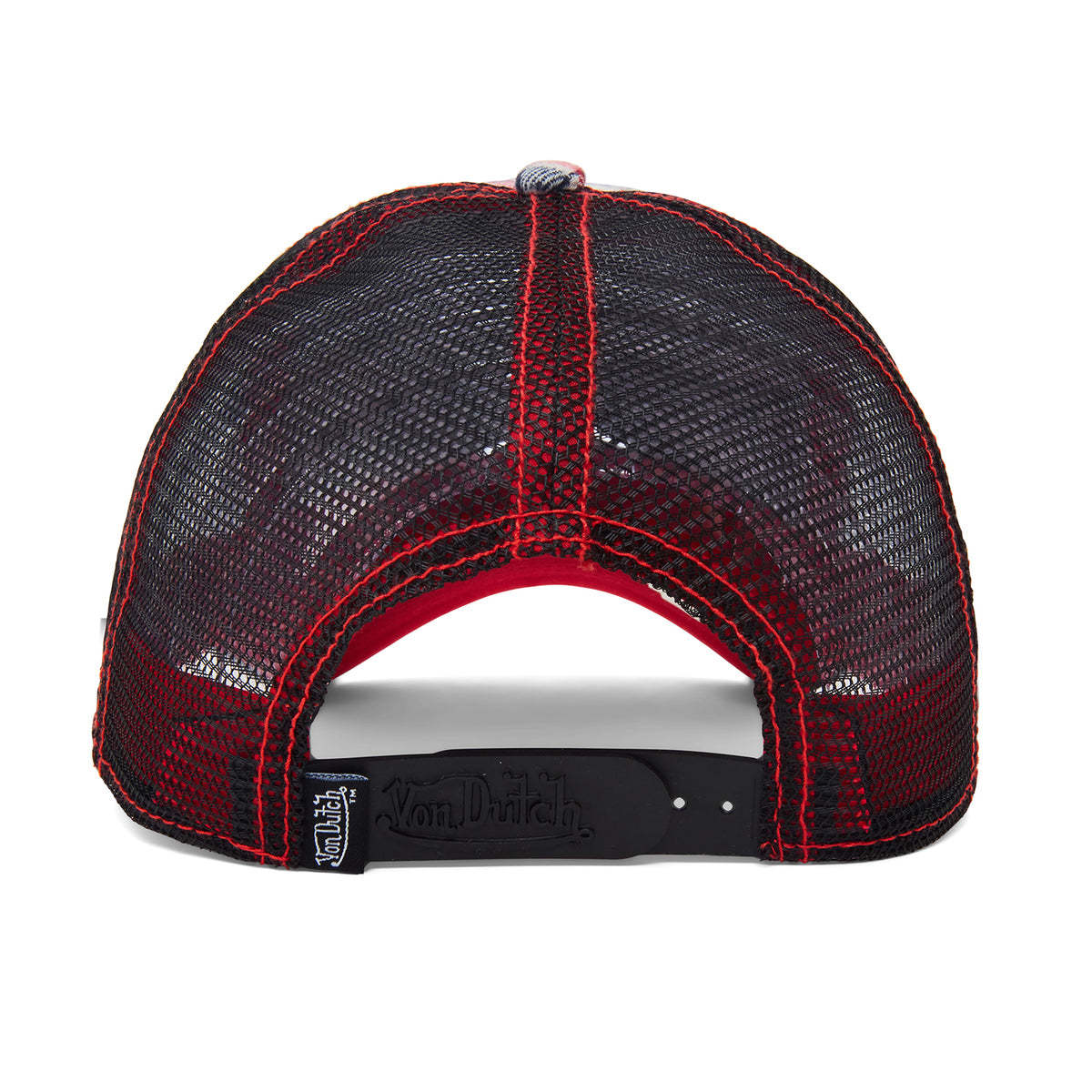 Red Plaid Trucker Hat