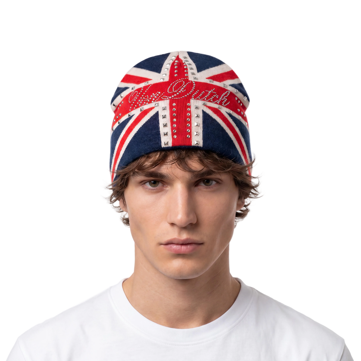 Rhinestone Union Beanie