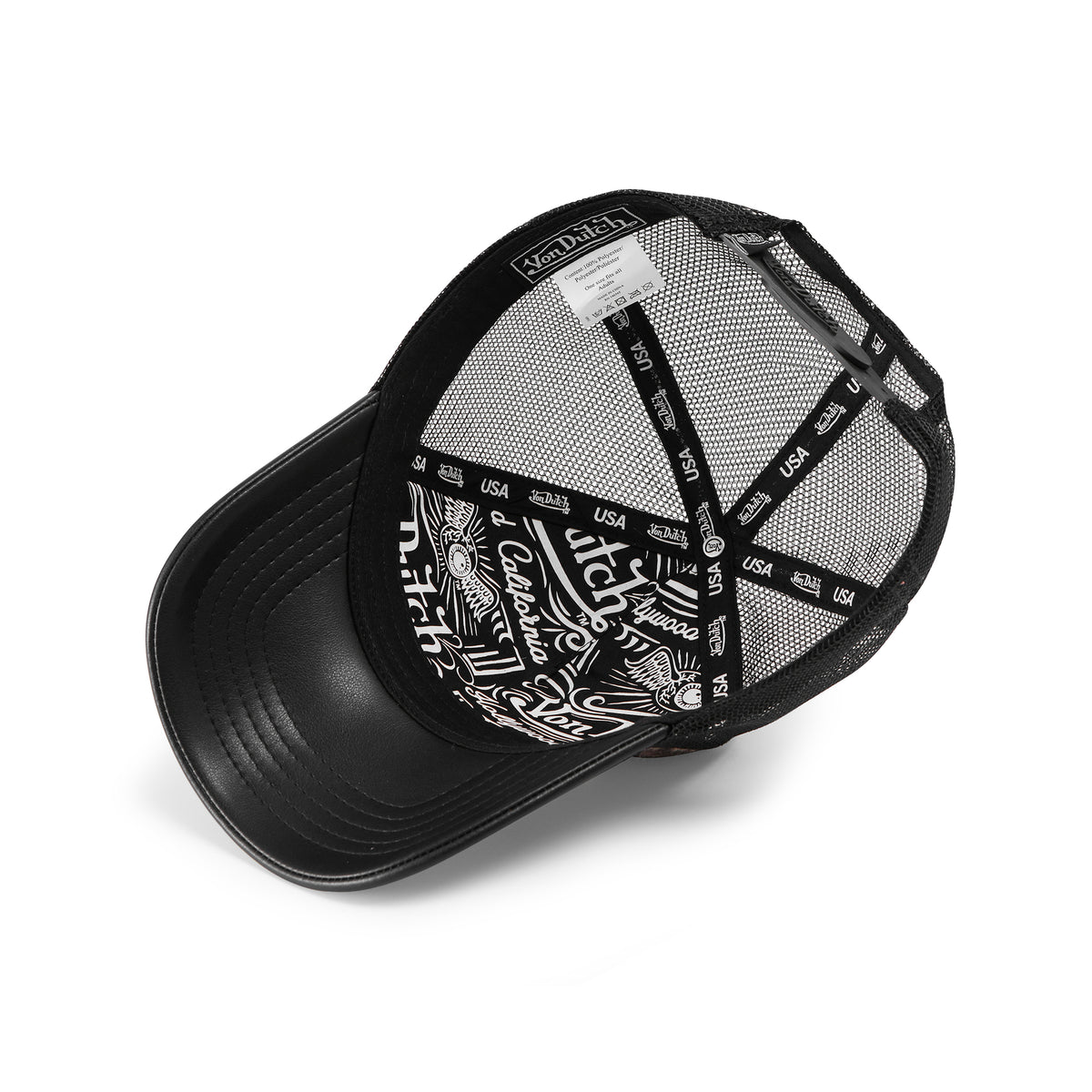 Vegan Leather Trucker Hat