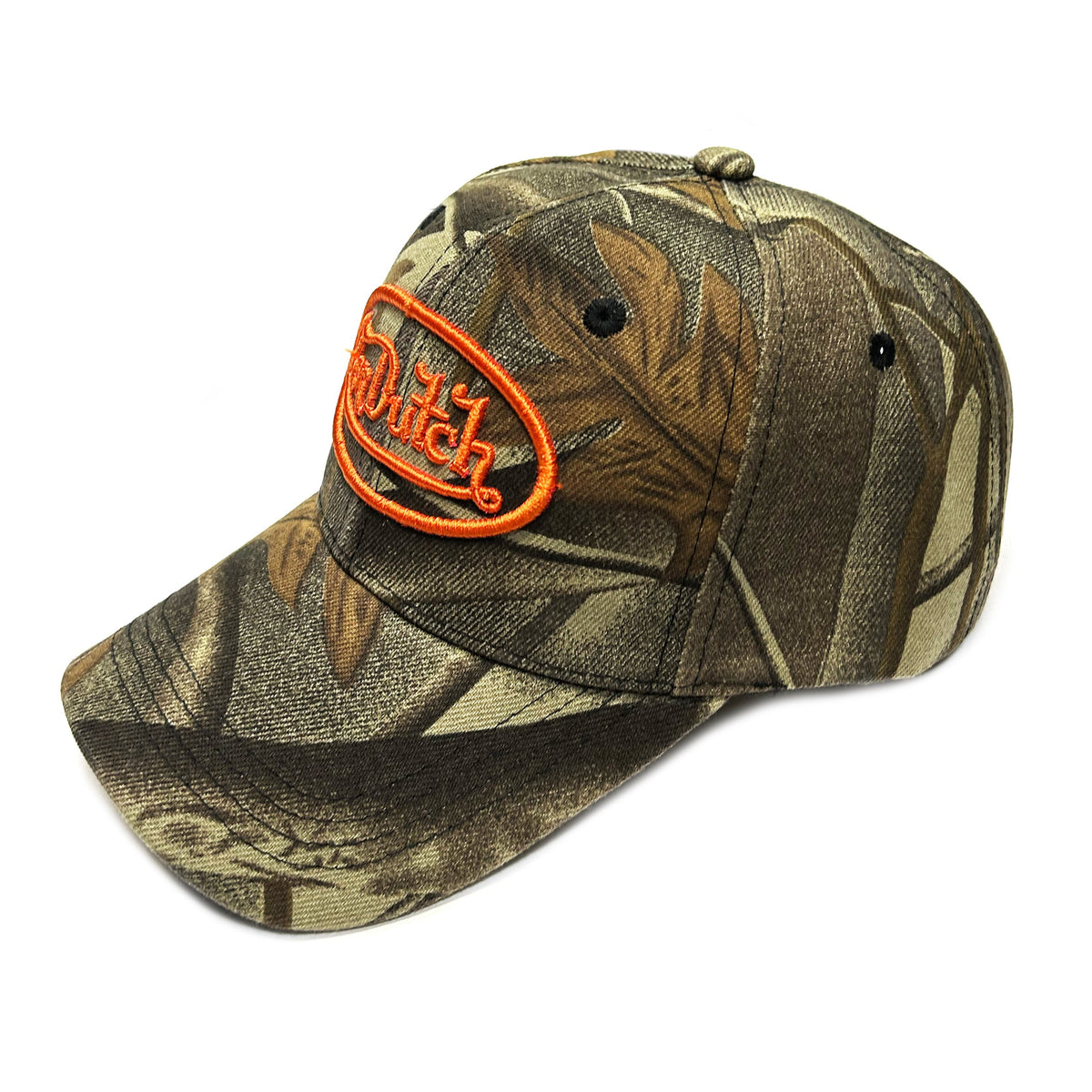 Orange Tree Camo Strapback Trucker Hat
