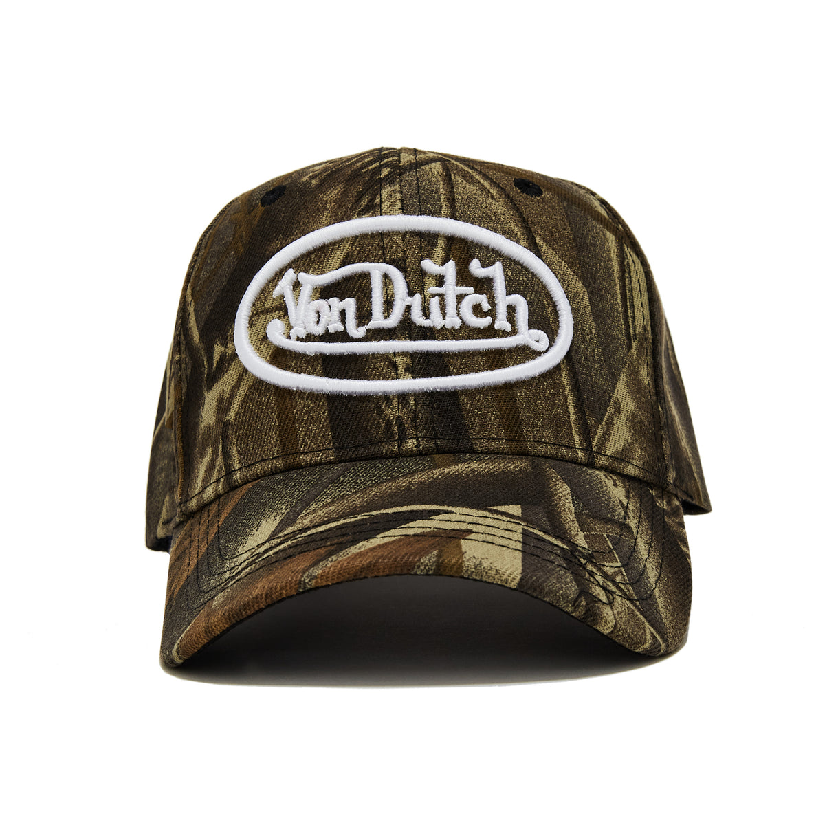 White Tree Camo Strapback Trucker Hat