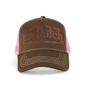 Brown with Pink Rhinestones