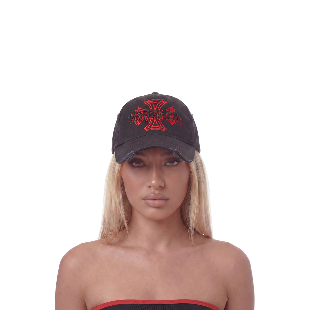 Von Dutch x Raw Cuts Distressed Hat