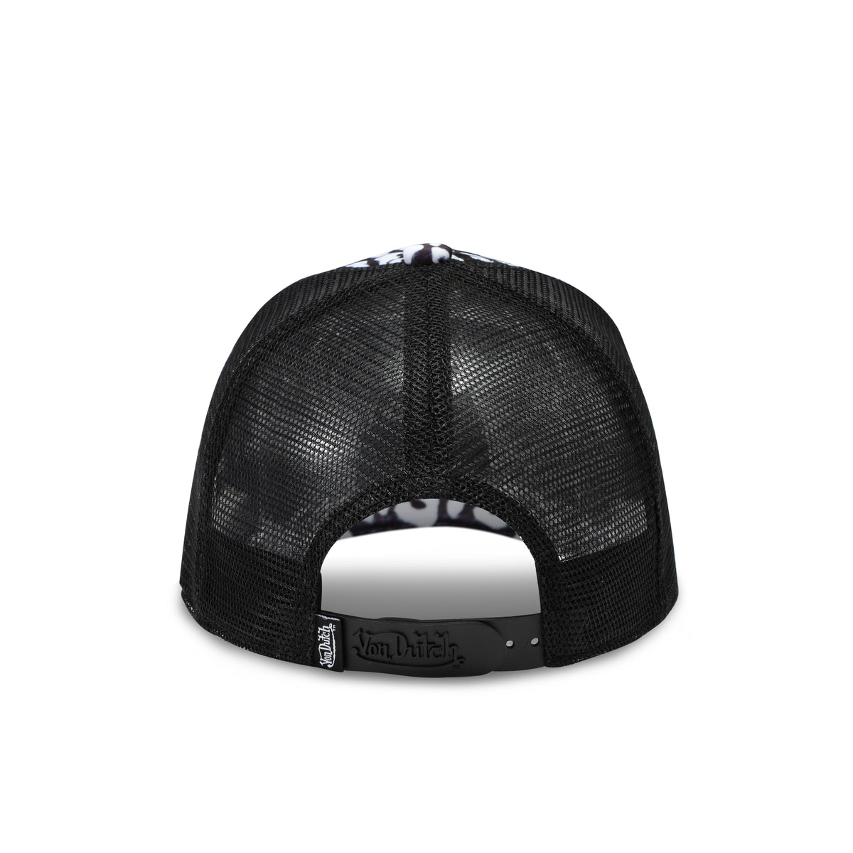 White and Black Cheetah Velvet Trucker Hat