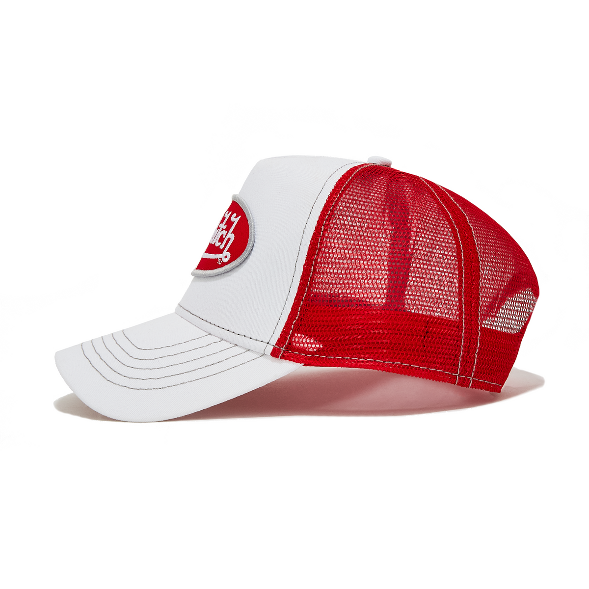 White & Red Trucker Hat